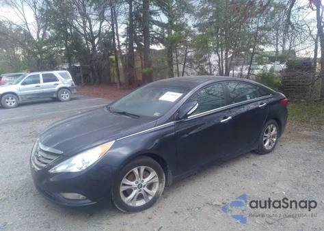 2013 Hyundai Sonata Limited Pzev z USA, uszkodzony, nr VIN 5NPEC4AC2DH566358